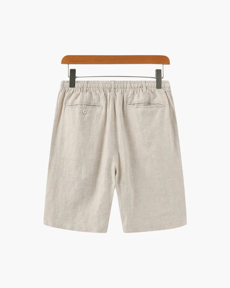Linen Drawstring Shorts