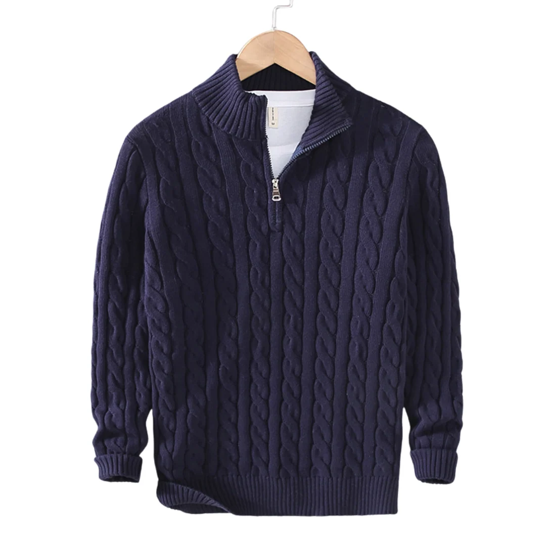 Half Zip Knit Pullover