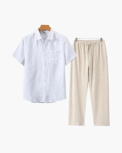 Linen Shirt and Trouser Set