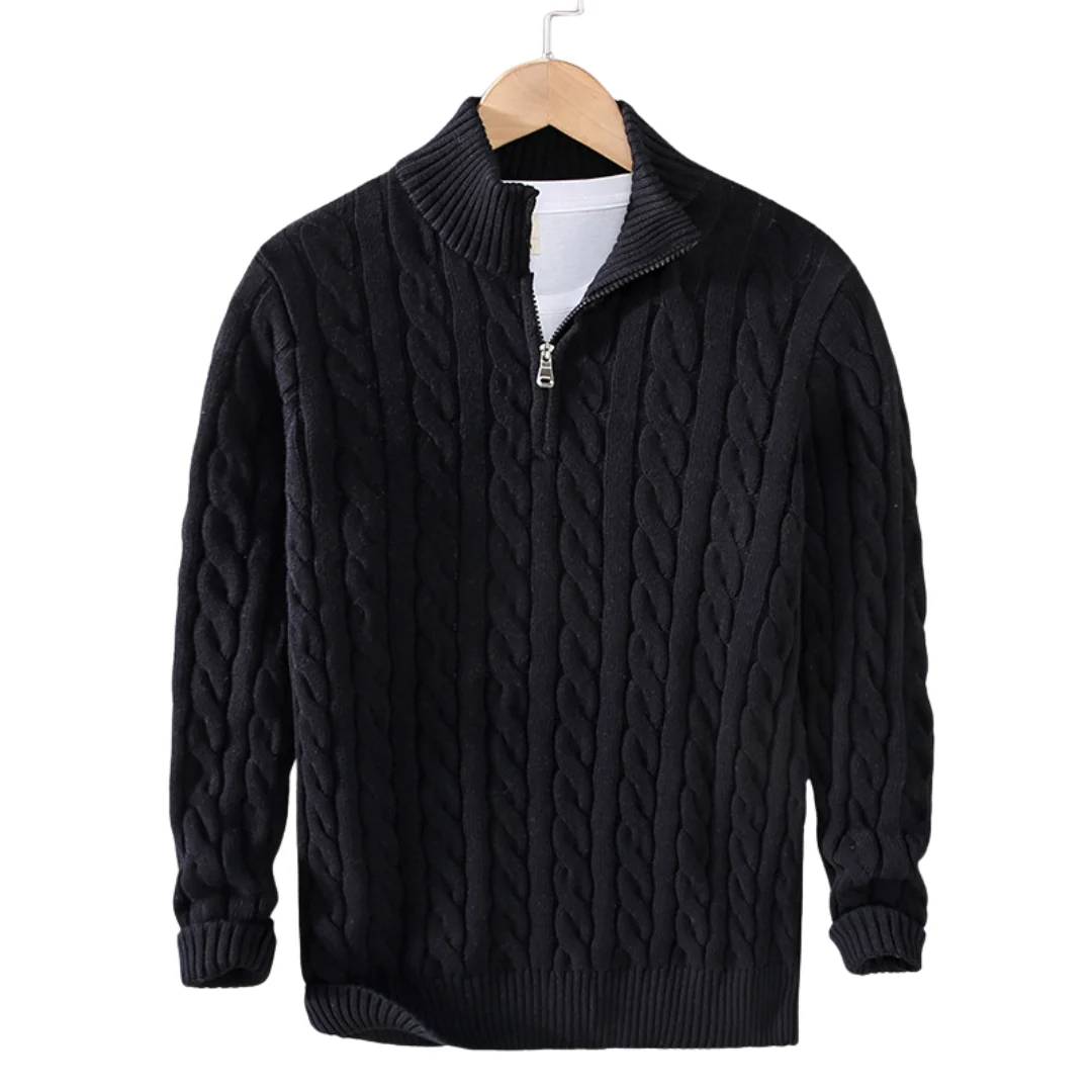 Half Zip Knit Pullover