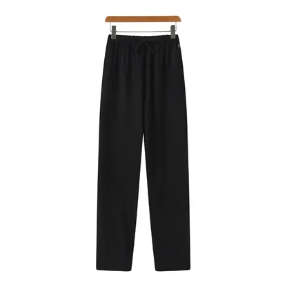 Slim Fit Linen Trousers