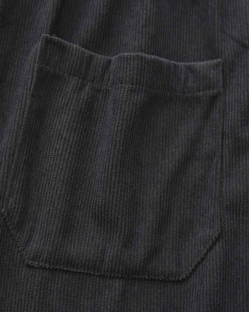 Corduroy Shirt and Shorts Set