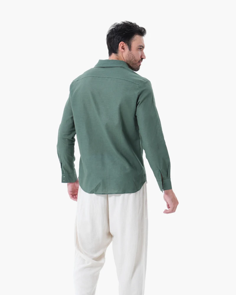Linen Shirt and Trouser Set (Long Sleeve)