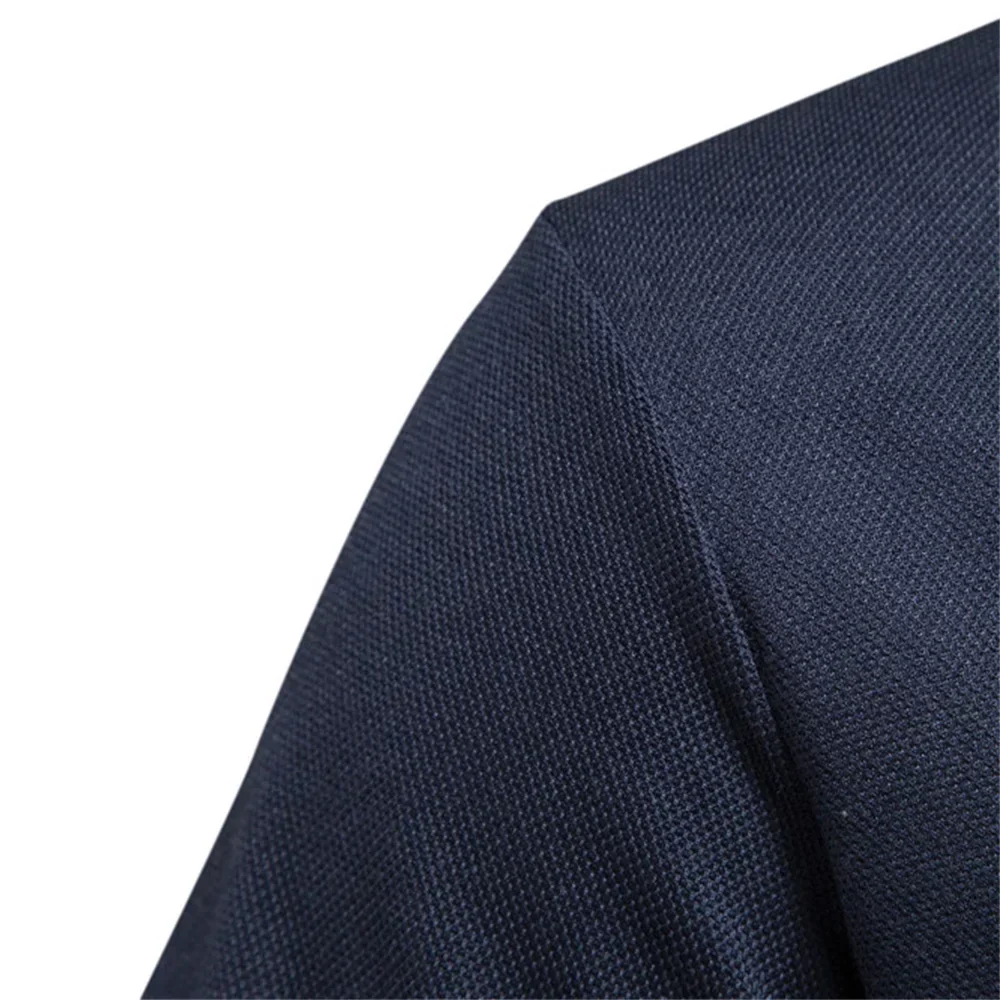 Cotton Blend V-Neck Polo