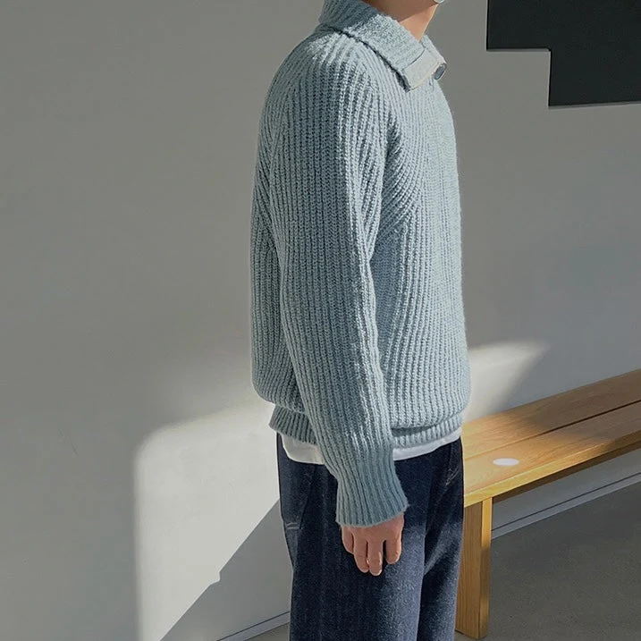 Quarter Zip Knit Jumper