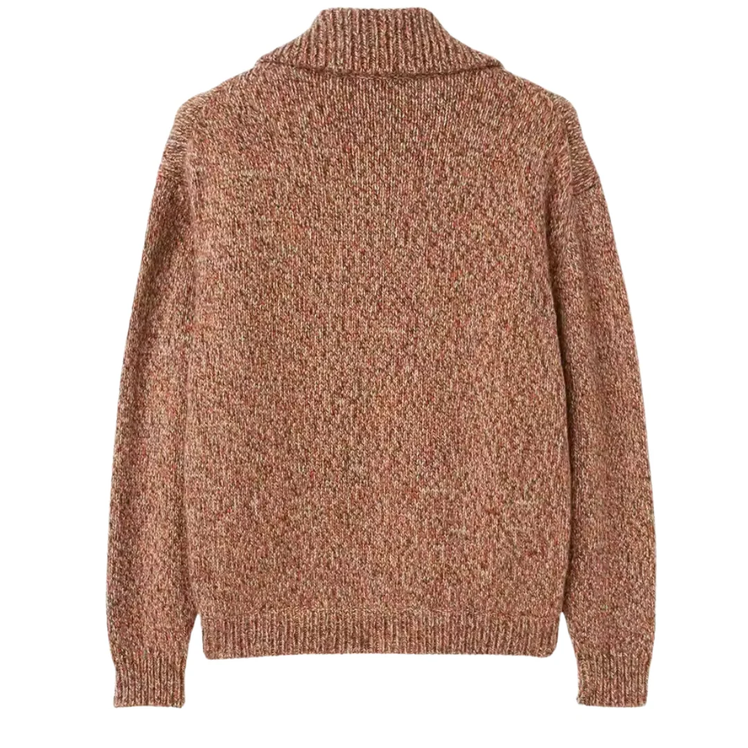 Zip Up Wool Blend Bomber