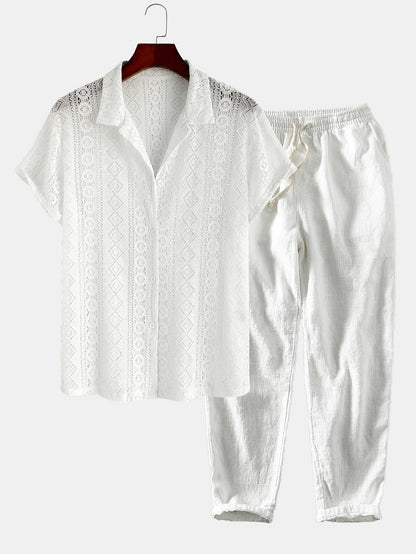 Short Sleeve Piqué Polo Set