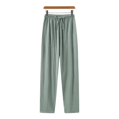 Slim Fit Linen Trousers