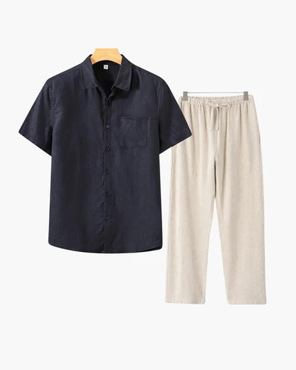 Linen Shirt and Trouser Set
