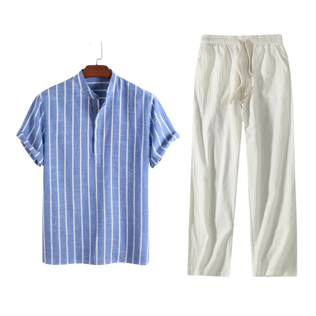 Linen Short Sleeve Outfit
