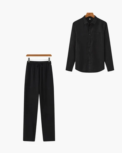 Monochrome Linen Co-ord Set