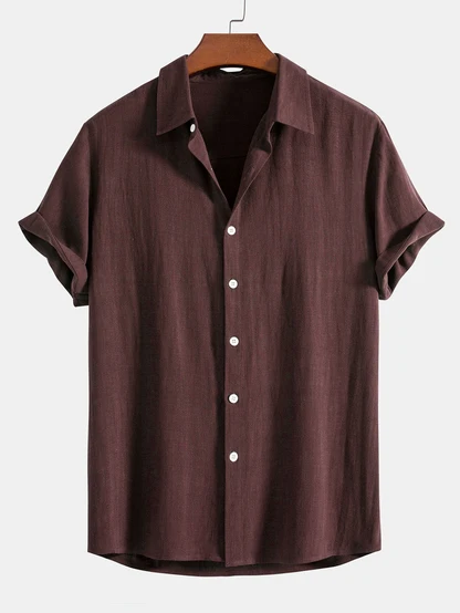 Short Sleeve Waffle Polo Set