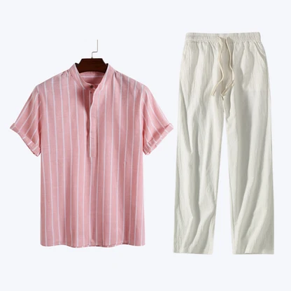 Linen Short Sleeve Outfit