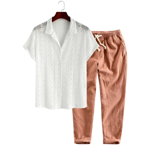 Short Sleeve Piqué Polo Set