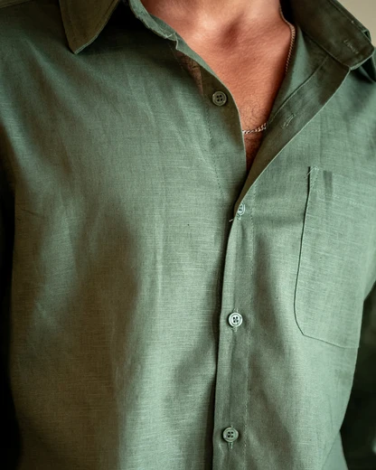 Linen Long Sleeve Shirt