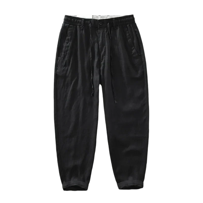 Men's Linen Trousers Elegio Verno