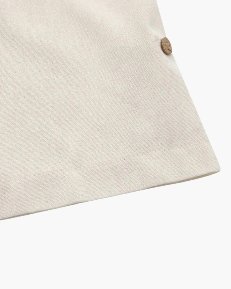 Oversized Linen Polo