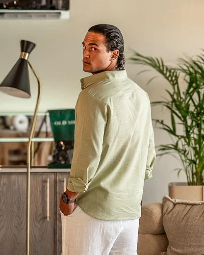 Linen Long Sleeve Shirt