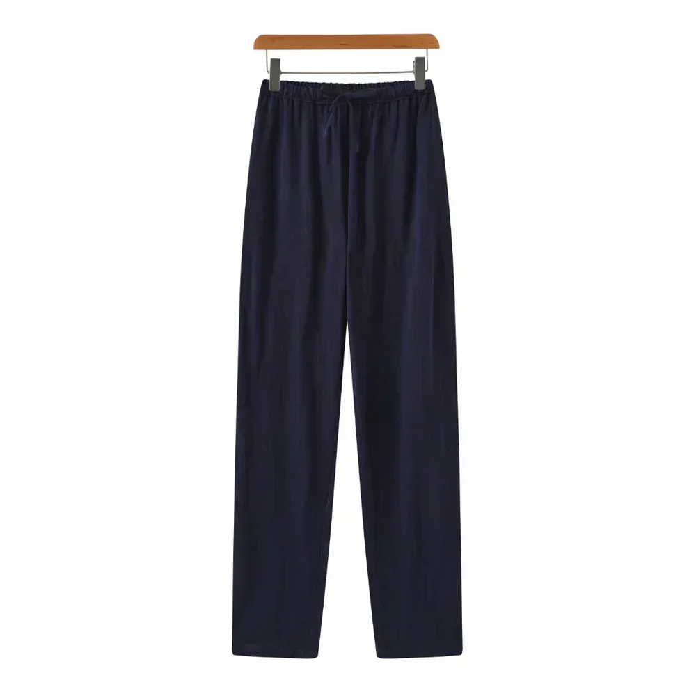 Slim Fit Linen Trousers
