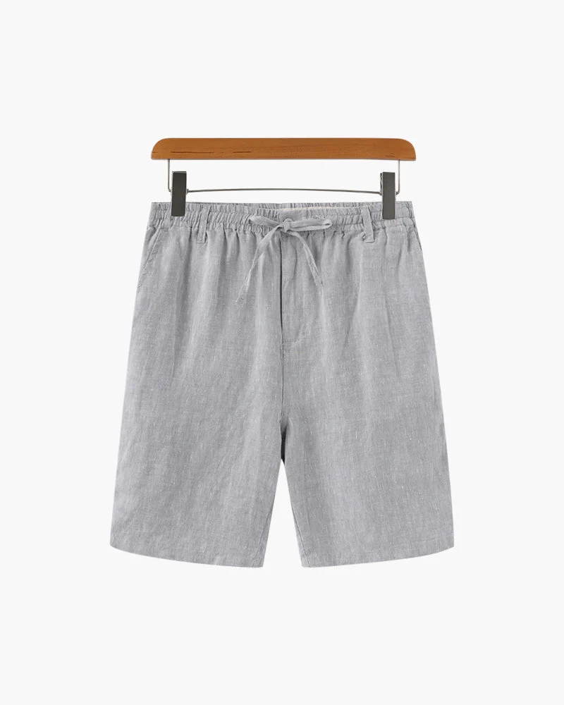 Linen Drawstring Shorts