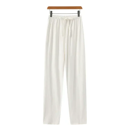 Slim Fit Linen Trousers