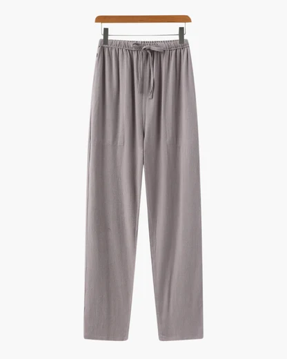 Slim Fit Linen Trousers