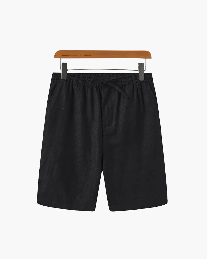 Linen Drawstring Shorts