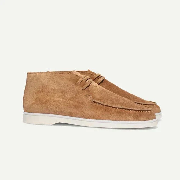 Lace-Up Suede Shoes