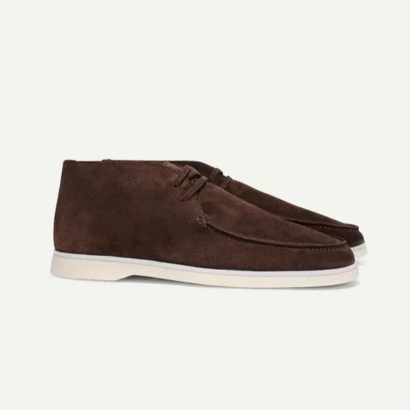 Lace-Up Suede Shoes