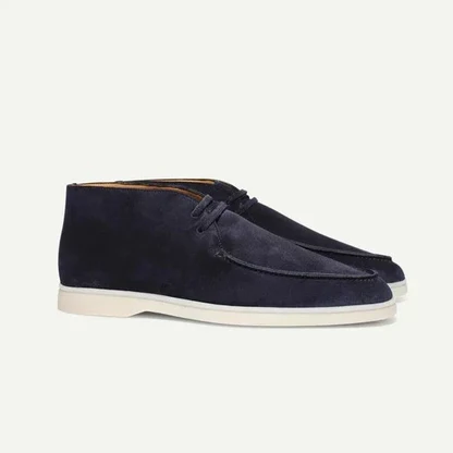 Lace-Up Suede Shoes