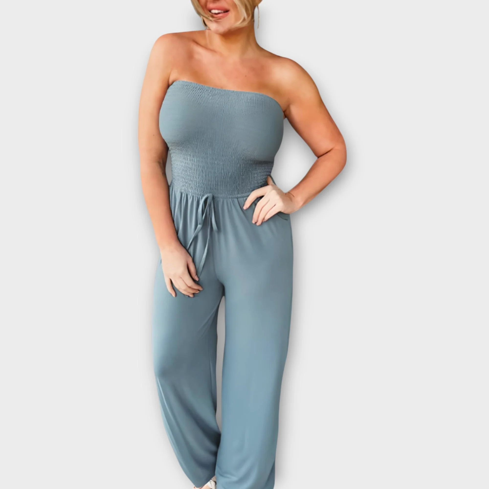 Anna Strapless Jumpsuit