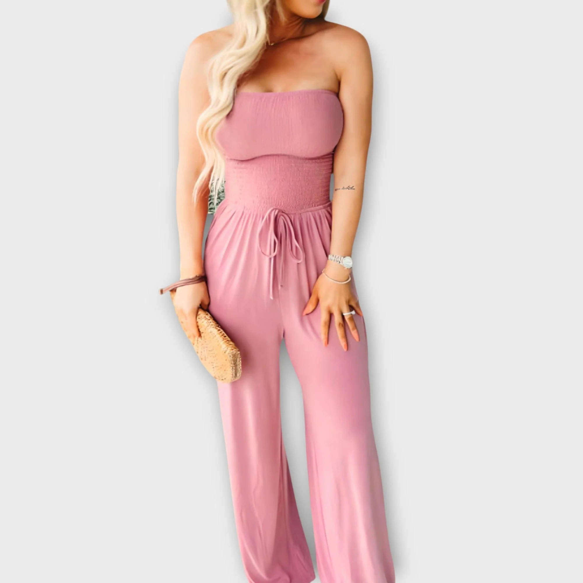 Anna Strapless Jumpsuit