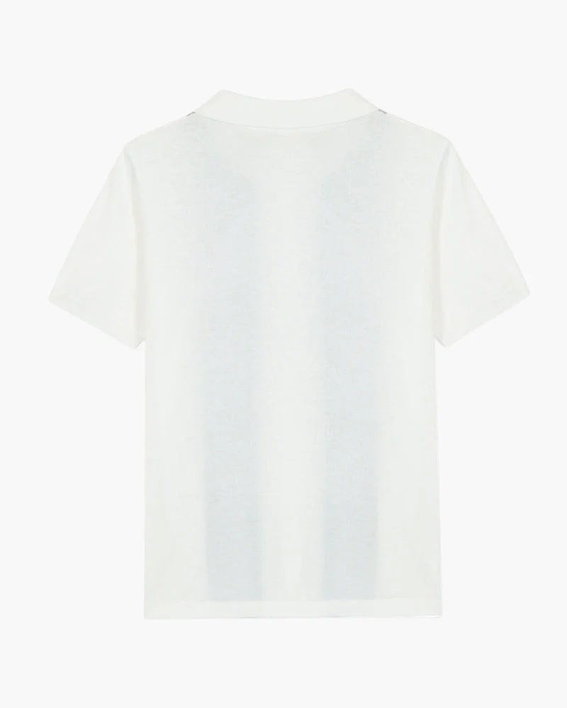 Two Button Knit Polo