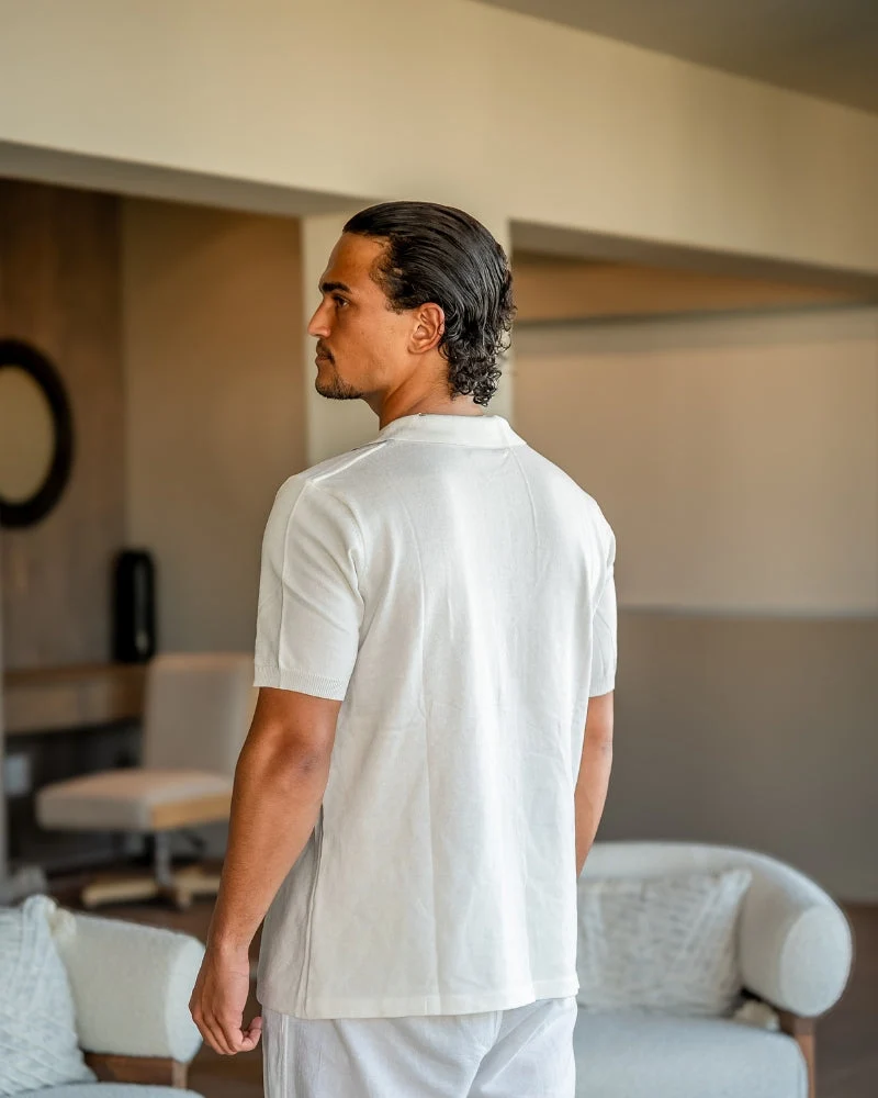 Two Button Knit Polo