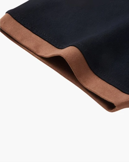 Contrast Collar Polo Shirt