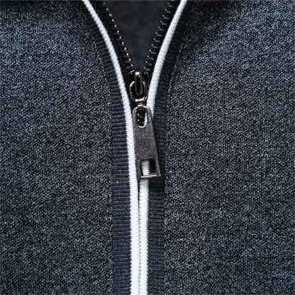 Zip Neck Cotton Polo