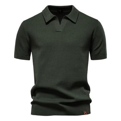Jacquard Knit Polo