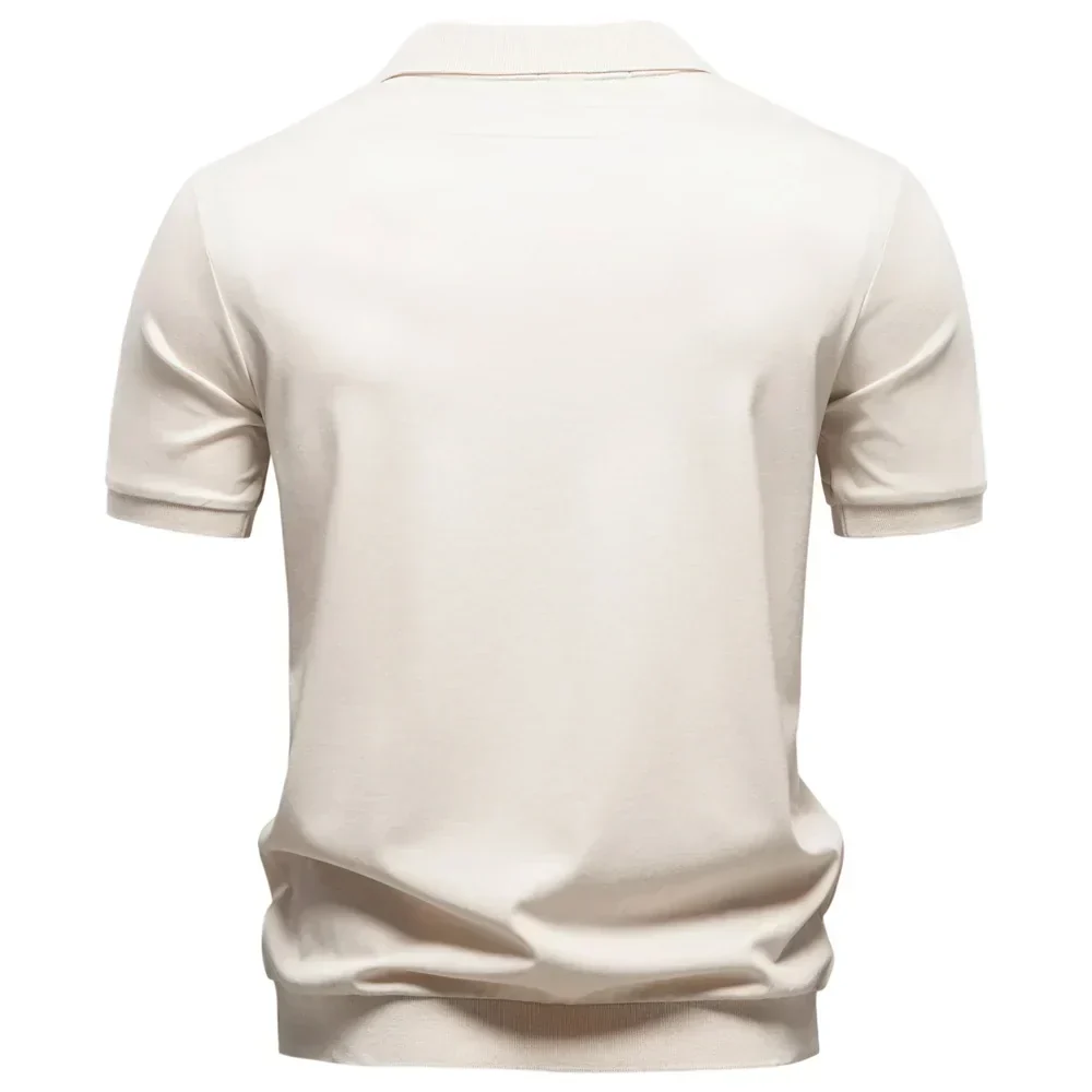 Breathable V-Neck Polo
