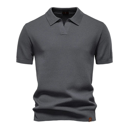 Jacquard Knit Polo