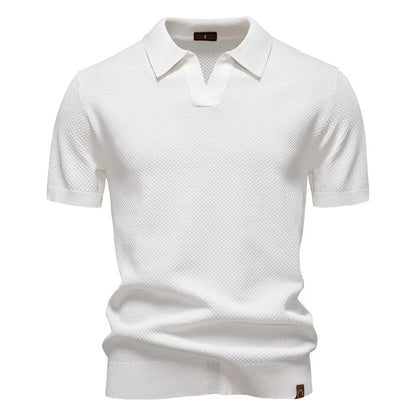 Jacquard Knit Polo
