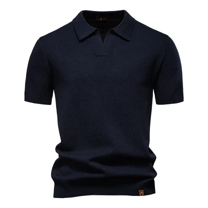 Jacquard Knit Polo