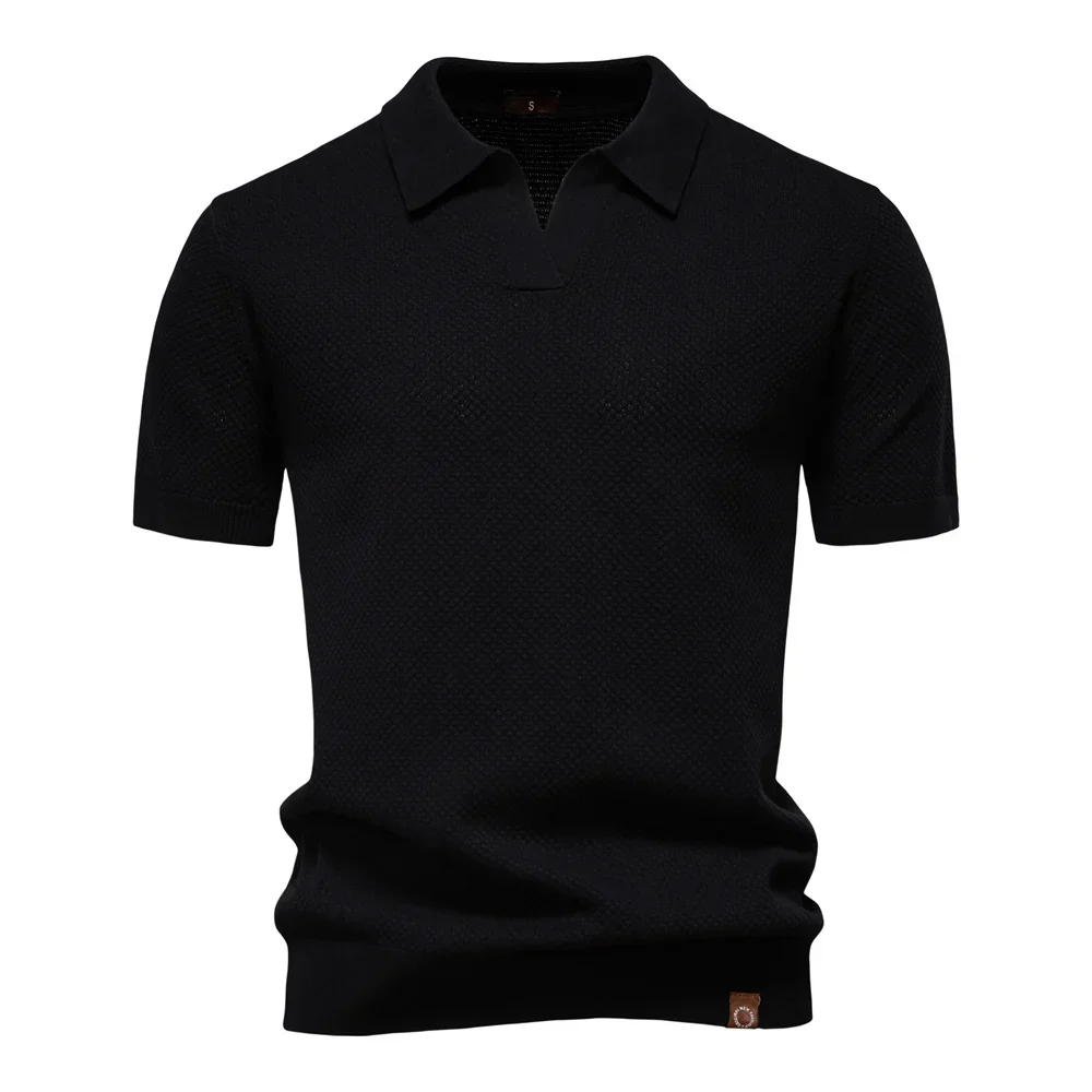 Jacquard Knit Polo