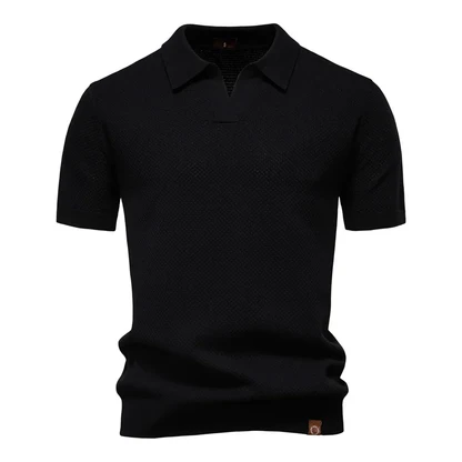 Jacquard Knit Polo
