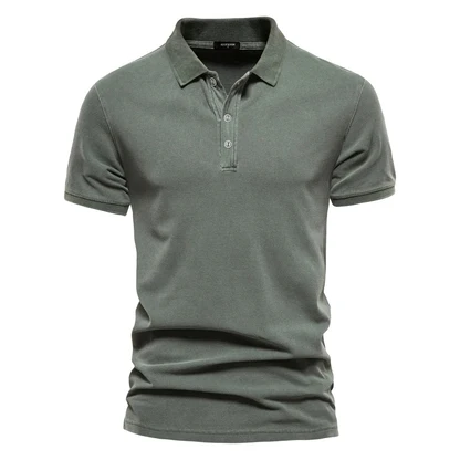 Cotton Button Polo