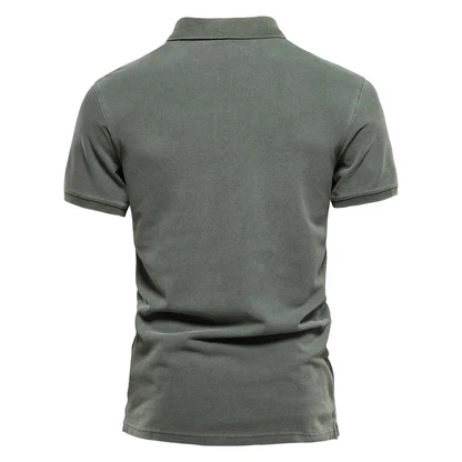 Cotton Button Polo