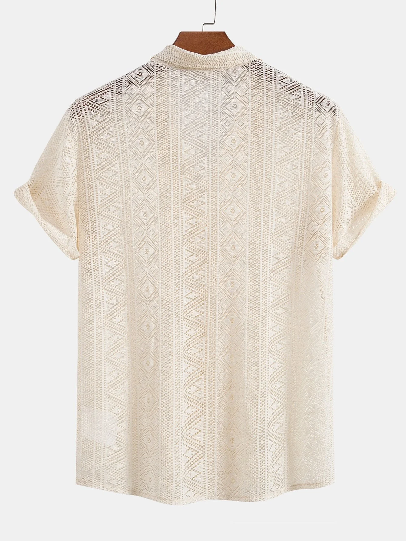 Short Sleeve Textured Polo Set